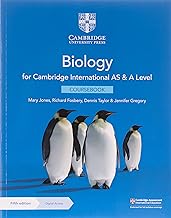 Cambridge International As and A Level  Biology with digital access.