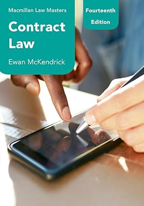 Contract Law (Macmillan Law Masters) 14th ed.