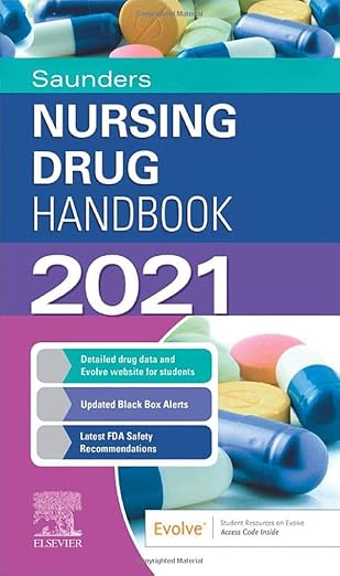 Saunders Nursing Drug Handbook 2021 1st Edition